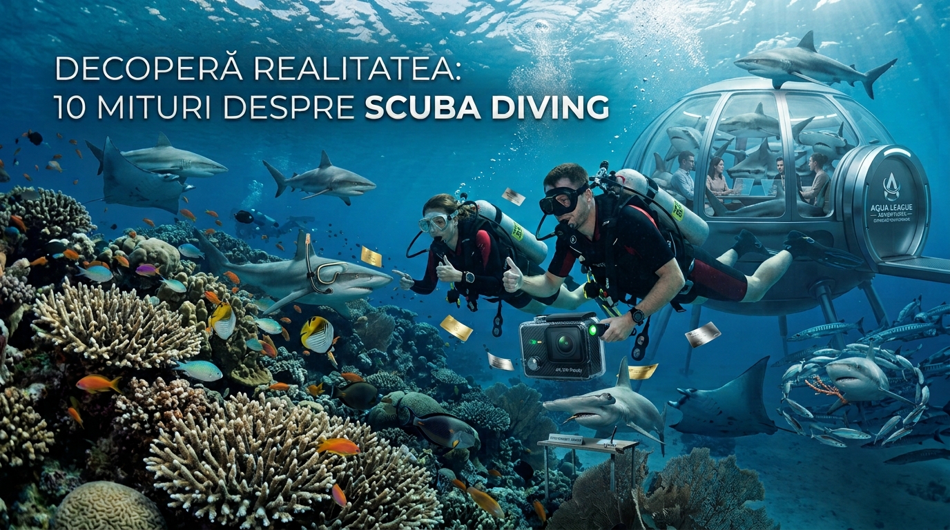 10 mituri despre scuba diving pe care trebuie să nu le mai crezi
